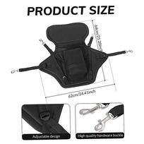 Kayak Seats Padded Kayak Seat With Adjustable Backrest Padded Adjustable Replacement Seating With Storage Bag For Camping