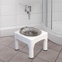 Women Bide Sits Bath Tub with Stand Holder Nonslip Hip Sitz Basin
