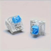 35PCS  Mechanical Keyboard Switch, Straight Touch Switch, Straight Axis, Axis, 3 Pin, 5 Pin Keyboard Switch mėlyna