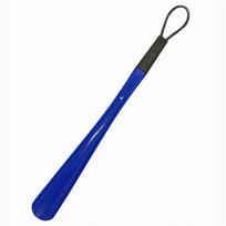 1pc Plastic Shoe Puller Shoe Puller Shoe Lifting Device Long Handle Household Shoe Puller Shoe Accessories mėlyna