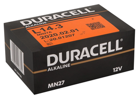 Duracell 27A Alkaline Baterija 12V Pack of 10 - Long-lasting Power