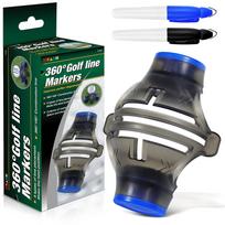 360 ° Golf Ball Line Marker Drawing Tool Precision Golf Marking Stencil Professional Balanced Ball Line Marks Tool For Golfers