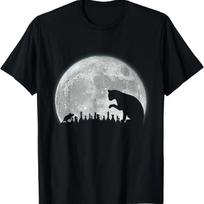 The Chess Board The Cat The Mouse Under The Full Moon T-Shirt S