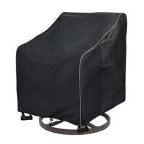 Kvėpuojantis dizainas Tvirtas lauko uždangalas Vandeniui atsparus gulto uždangalas 76*87*98cm black