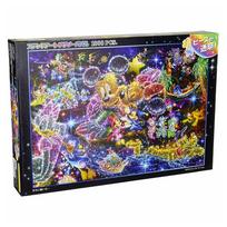 Tenyo in Stained Art Jigsaw Puzzle Wishing Upon a Star x Includes Service Card (Made Japan) 1000-piece - Disney (51.2 73.7 cm) DS-1000-771 -