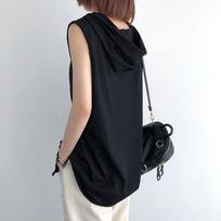 Summer Gym Tank Top Hooded Sleeveless Shirt Bodybuilding Top Fashion Hip Pop Vest Sweatshirt Fitness Singlets Clothing S