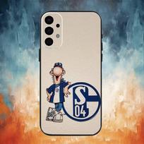 S-Schalke 04 komanda Telefono dėklas Samsung S26,25,24,23,22,30,21,10,9,Ultra,Plus,Lite Juodas Minkštas dėklas Samsung S26ULTRA