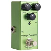 Vintage Overdrive Electric Guitar Effects Pedal Quality Chip Guitar Effect Pedal True Bypass, Solid & Easy to Carry