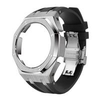for casio G-Shock GA-2100 Metal Mod Kit - Stainless Steel Case Bezel & Strap for GA-2110/B2100, Watch Upgrade Tools Included GA-2100 2110 B2100