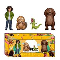 8Pcs Pixar Hoppers Beaver Transformation Plan Action Figures Adorable Cartoon PVC Model Toy Present designed for Children