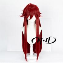 ND Grelle Sutcliff Cosplay Perukai Anime Kuroshitsuji Black Butler Cosplay Ilgi Tamsiai Raudoni Plaukų Perukai Comic Con Coser Helovino One Size&Black Butler brown