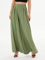 2026 Women's High-Waisted Wide-Leg Yoga & Dance Pants, Casual Elastic Waist with Pockets Extra Large