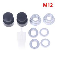 E-Bike Hub Motor Axle M12/M14 Lock Nut Lock Washer Spacer Nut Cover 12/14Mm Shaft 500W-5000W Motors Mounting Electric Bike Parts M12