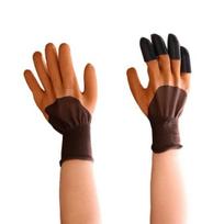 Gardening Gloves Lightweight Protective Work Gloves with Adjustable Wrist & Grip Claws for Garden Use Planting Weeding 25 cm