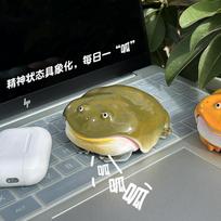Creative Ugly Frog Handmade Earphone Case Cute Funny Pink Bow Design for Airpod 4/pro 3/Pro 2 Protective Cover Accessories