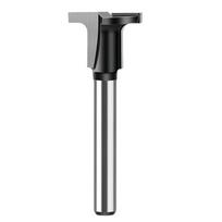 Carbon Crystal Plate Arcs Bending Routers Bit Woodworking Tool 1/4inch Shank T-half Round Flat Slotted Angle Cutter