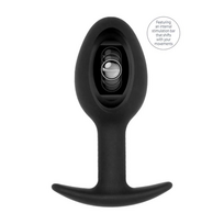 Sono By Shots SONO No.89 Silicone Plug with Kinetic Ball, 8.3 cm, Juodas