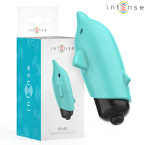 Intense Fun Mėlyna Intense Echo Vibrating Pocket Device Dolphin Mėlyna 8x4.7cm Atsparus vandeniui