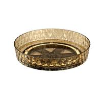 Turntable 360 Degree Rotating Seasoning Rack Round Non-slip Bottom Cosmetic Storage Rotating Tray Large Capacity Transparent