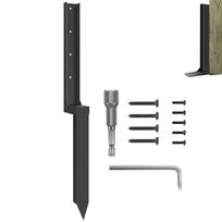 Fence Post Repair Fence Post Repair Spike Heavy Metal Replacement Thickened Quick Easy Spikes For Ground Lawn Fencing Leaning