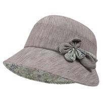 New Wide Brim Bucket Hat Flower Design Foldable Sun Hat Breathable Fabric Wide Brim Hat Outdoor Activities