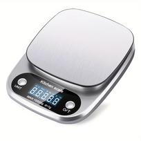 Kitchen Scale, Accuracy 10kg, Accuracy 1g, LCD Display, Multi Unit Measurement, Battery Powered, No Battery Provided