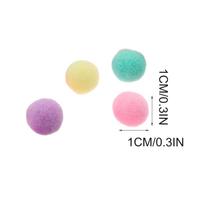 Colorful Soft Pompom Balls for DIY Clothing Headwear Jewelry Craft Decorative Sewing Materials Multipurpose Crafting