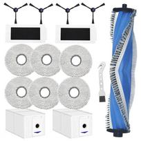 ABUL-For ECOVACS DEEBOT T30 Pro Omni / T30 Omni Main Side Brush Hepa Filter Mop Cloth Dust Bags Accessories