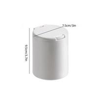 Mini Desktop Pop-up Storage Box Dust Proof Cotton Swabs Makeup Organizer Case Small Things Holder
