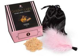 Secretplay 100 Games Secret Play Golden Light Edible Body Powder Kit Chocolate-Cinnamon 40g