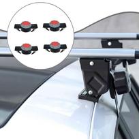 4 Pieces Universal Car Roof Box Fast Clamps Versatile for Secure Car Top Luggage Mounting Clips Quick Release Clip Accessories