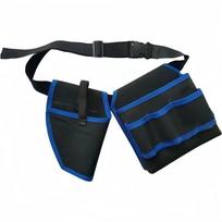 Portable 360 Rotating Electrician Belt Bag Multipocket Canvas Electrician Tool Bag Large Capacity Reinforced Tools Storage Bag