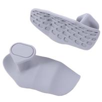 1 Pair Ergonomic Fitness Palm Guard Anti-slip Elastic Weightlifting Palm Protector Honeycomb-shaped Silicone