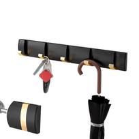Concealed Folding Door Hook Storage Rack Home Decor Wall Coat Clothes Hook Punch-Free Entryway Organizer Bathroom Towel Hanger