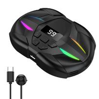 Automatic Phone Screen Tapper Adjustable Finger Clicking Simulator with Digital Display & RGB Light Game Clicker for Android iOS No