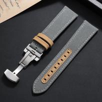 Sailcloth Watch Strap for Omega Business Waterproof Canvas Nylon Watch Band Butterfly Buckle Quick Release 20mm 22mm Watchband 22mm pilka