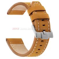 Vintage Matte Genuine Leather Watch Band for Omega for Rolex 18/20/22/24mm Black Brown Thick Straps Stitching Cowhide Wrist Belt 20mm