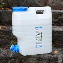 12L Drinking Water Bucket with Faucet Water Dispenser Carrier Large Capacity Water Container Jug for Vehicle Car Camping China Mainland