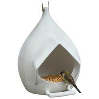 Wild Hanging Bird Feeder with Rain-Resistant Roof Feeding Dispenser Outdoor Decorations for Garden Backyard Terrace Park