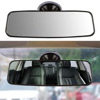 Wide-angle Rearview Mirror 360 Rotates Large Clip-On Wide Angle View Mirror Adjustable Suction Cup Car Decor Accessories China Mainland