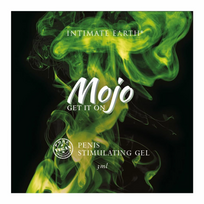 Intimate Earth Intymi žemė – Mojo niacinas ir ženšenis varpą stimuliuojantis gelis 3 ml folija