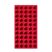 Universal 6.35mm Screwdriver Bit Organizers Case Loading Block With 50 Slots Lightweight And Space Saving Design M4YD raudona
