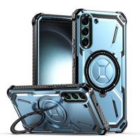 Stand Case for Samsung Galaxy S25 S24 S23 S22 S21 Ultra [Compatible with Magnetic][Invisible Magnet Kickstand] Anti-Drop Cover For Galaxy S25