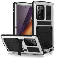 For Samsung Galaxy S25 S24 S23 S22 S21 S20 Plus Note 20 Ultra 360 Full Metal Aluminum Armor Holder Case Shockproof Cover For Galaxy Note 20
