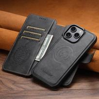 For iPhone 16e/16/15/14/13/12 Pro Max Case Detachable Wallet Case with Card Holder,2 in 1 Flip Folio with Magnetic Wireless Case For iPhone 12 Pro juoda