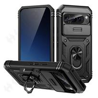 Shockproof Case for Google Pixel 9 8 6 Pro Cover with Sliding Camera Protector 2 in 1 Phone Case Kickstand Funda Pixel Shell Google Pixel 9 Pro juoda