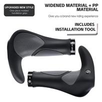 WEST BIKING Bicycle Grips TPR Rubber MTB Cycling Ergonomic Soft Lock MTB Bike Handlebar Casing Sheath Shock Absorption Hand Grip 0804057