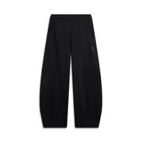 Li Ning Outdoor CF Tracing Solid Color Fleece Lined Thermal Anti Static Scimitar Pants Casual Scimitar Pants Women's AKLV810-5 S