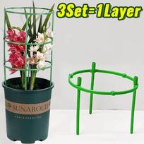 Flower Plants Vine Climbing Bracket Hock Pen Green Plant Support Pile Frame Greenhouse Arrangement Semicircle Fixed Rod Indoor