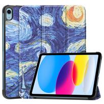 Case for iPad A16 11 2025 iPad 10th 10.9'' with [Tri-fold Stand +  Auto Wake/Sleep],Colorful Premium PU Leather Case Shockproof For iPad A16 11 2025